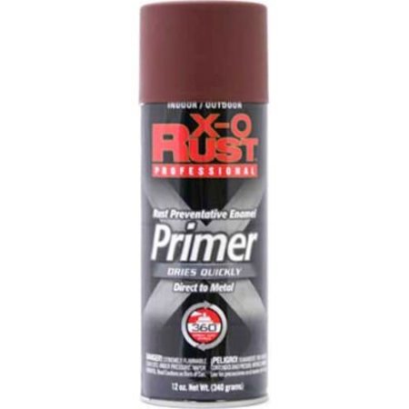 X-O Rust 12 oz. Aerosol Can Rust Preventative Primer, Red - -  GENERAL PAINT AND MANUFACTURING, 125731
